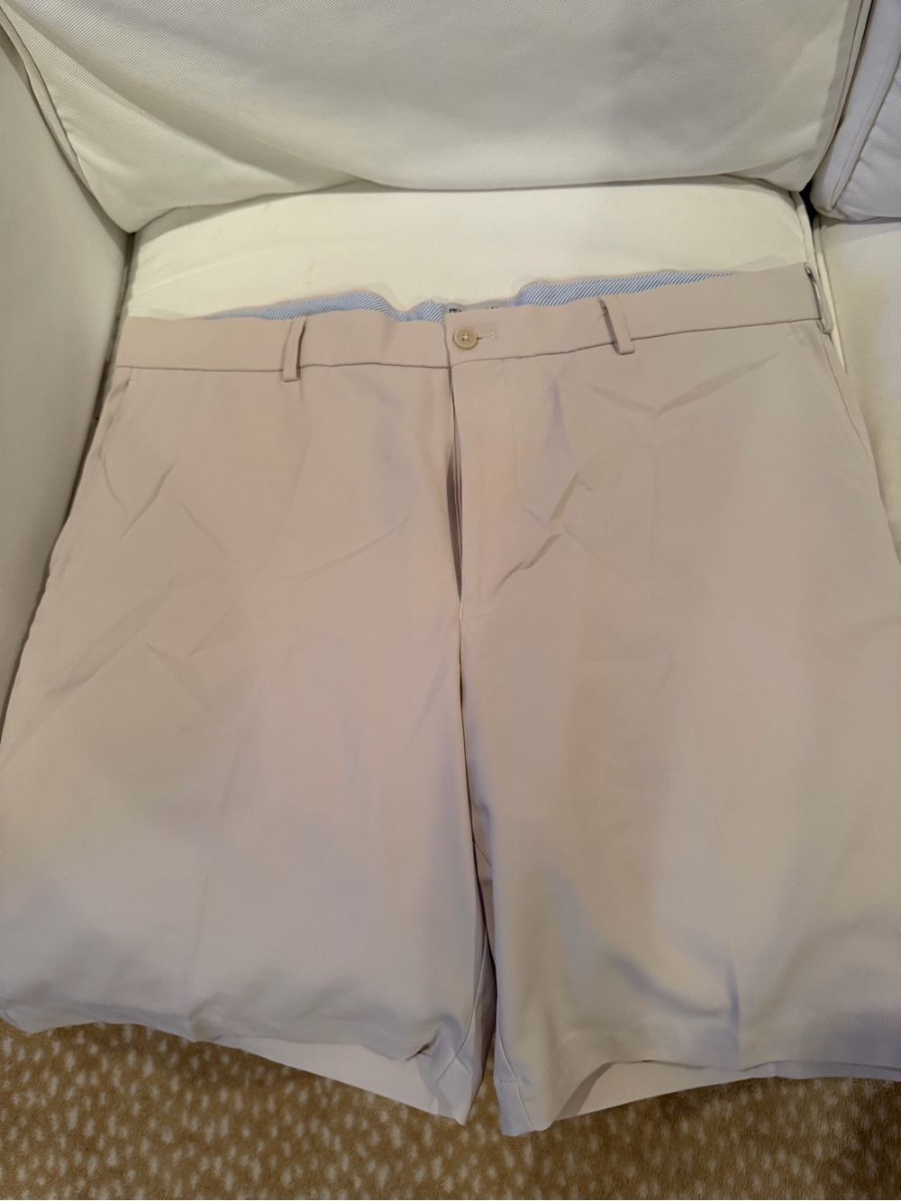 Peter Millar Men's Khaki Salem Golf Shorts
